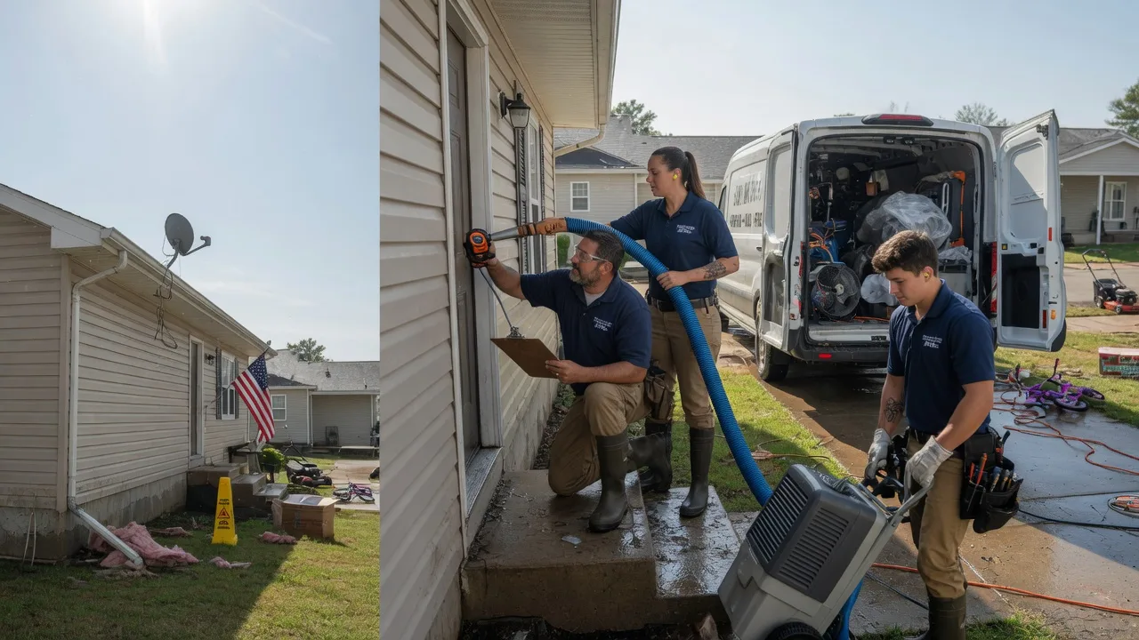 Ceiling Water Damage Restoration in Amelia, LA near me